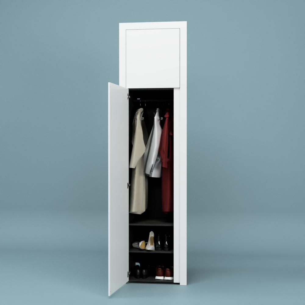 Plafondhoge inbouwkast