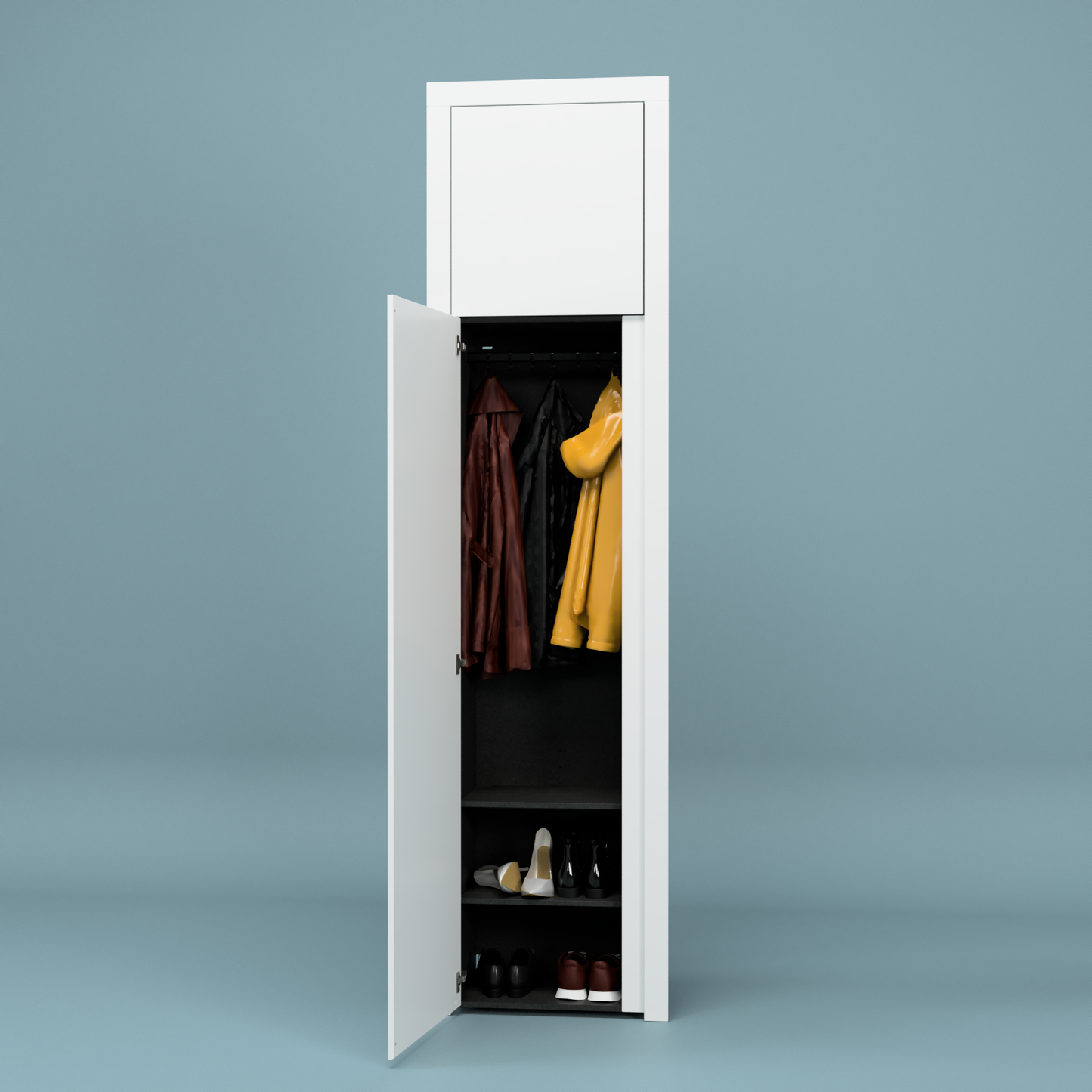 Plafondhoge inbouwkast